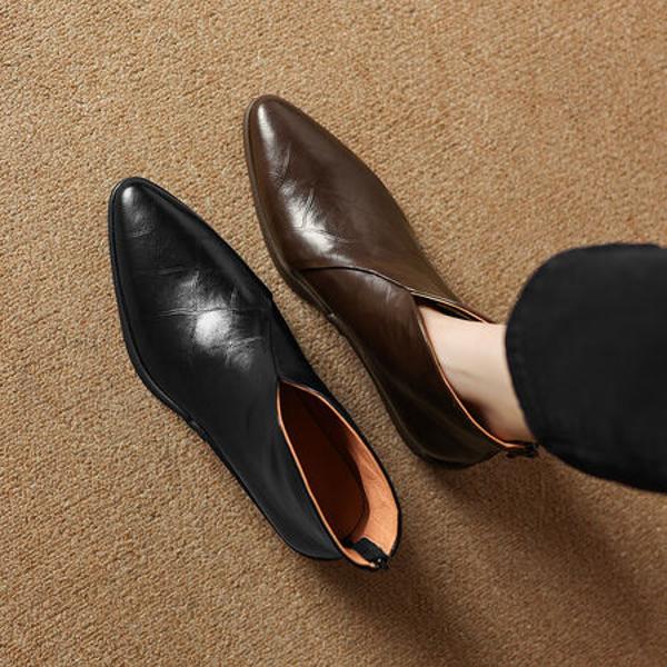 Exquisite Handcrafted Leather Women's Shoes - Luxurious Elegance(Easn20182256)