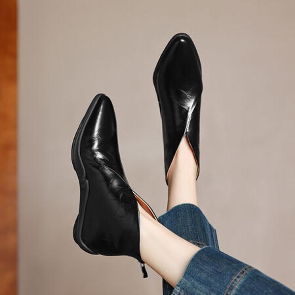 Exquisite Handcrafted Leather Women's Shoes - Luxurious Elegance(Easn20182256)