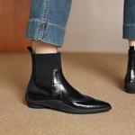 Elegant Handcrafted Leather Women's Shoes: Luxurious Quality and Craftsmanship(Easn20182253)