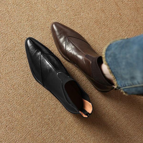 Handcrafted Luxury Leather Women's Shoes: Elegance Redefined(Easn20182255)