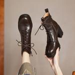 Handcrafted Luxury Leather Women's Shoes for Elegant Style(Easn20182260)