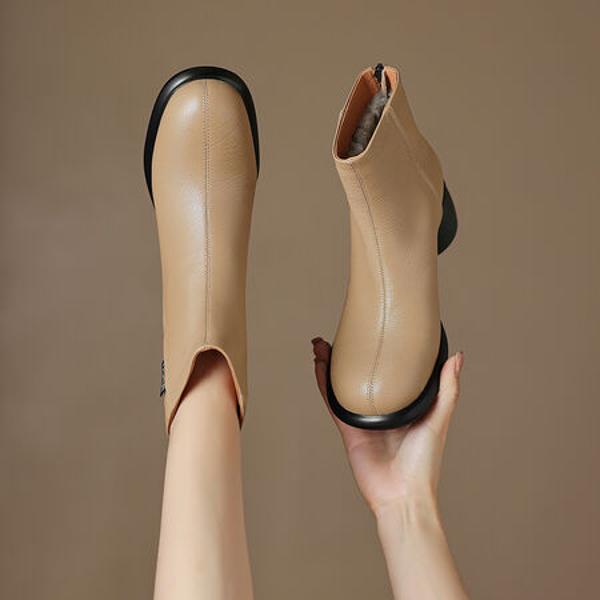 Elegant Handcrafted Genuine Leather Women’s Shoes with Luxury Craftsmanship(Easn20182089)