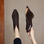 Handcrafted Luxury Leather Women's Shoes: Timeless Elegance and Quality(Easn20182266)