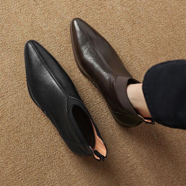 Exquisite Handmade Leather Women's Shoes: Luxury Craftsmanship(Easn20182268)