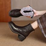 Handcrafted Genuine Leather Women's Shoes: Elegance Meets Luxury Quality(Easn20182269)