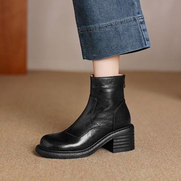 Handcrafted Genuine Leather Women's Shoes: Elegance Meets Luxury Quality(Easn20182269)