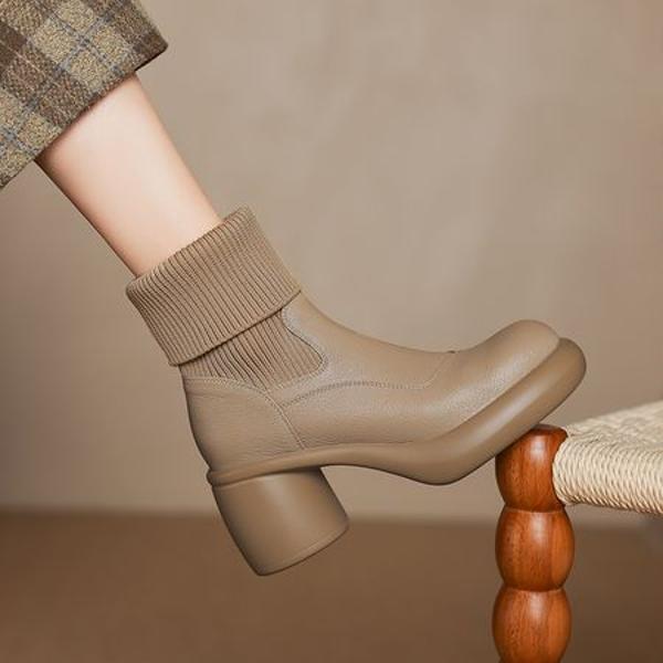 Handcrafted Luxury Leather Women's Shoes - Elegance Redefined(Easn20182272)