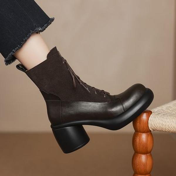 Exquisite Handcrafted Leather Women's Shoes – Luxurious Elegance(Easn20182271)