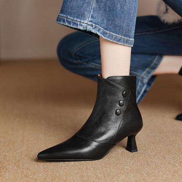 Handcrafted Leather Women's Shoes: Timeless Elegance & Luxurious Quality(Easn20182287)