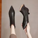 Handcrafted Leather Women's Shoes: Timeless Elegance & Luxurious Quality(Easn20182287)