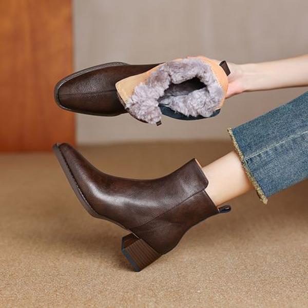 Crafted Luxury: Handcrafted Genuine Leather Women's Shoes(Easn20182288)