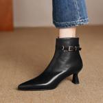 Handcrafted Genuine Leather Women's Shoes: Timeless Elegance and Superior Quality(Easn20182286)