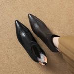 Elegant Handcrafted Leather Women's Shoes: Premium Quality & Luxurious Craftsmanship(Easn20182292)