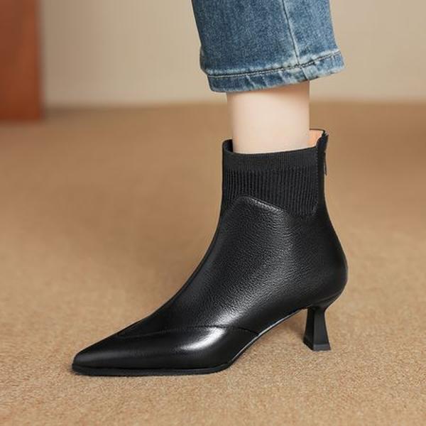 Elegant Handcrafted Leather Women's Shoes: Premium Quality & Luxurious Craftsmanship(Easn20182292)