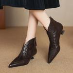 Handcrafted Genuine Leather Women's Shoes - Elegance Meets Luxury Quality(Easn20182297)