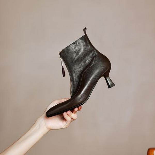 Exquisite Handcrafted Leather Women’s Shoes: Luxurious Elegance(Easn20182290)