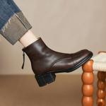 Handcrafted Leather Women's Shoes: Elegance Redefined(Easn20182303)