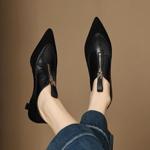 Handcrafted Luxury Leather Women's Shoes: Elegance in Every Stitch(Easn20182329)