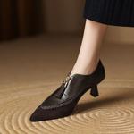 Handcrafted Luxury Leather Women's Shoes: Elegance in Every Stitch(Easn20182329)