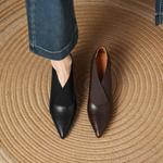 Elegantly Crafted High-End Handmade Leather Women's Shoes of Unmatched Quality(Easn20182330)