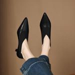 Elegantly Crafted High-End Handmade Leather Women's Shoes of Unmatched Quality(Easn20182330)