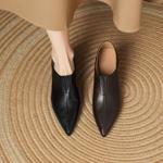 Handcrafted Leather Women’s Shoes: Luxurious Elegance and Superior Quality.(Easn20182331)