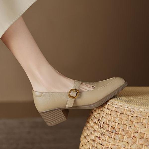 Handcrafted Genuine Leather Women's Shoes: Luxury, Elegance, Quality Craftsmanship(Easn2018a1898)