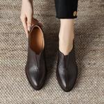 Exquisite Handcrafted Leather Women's Shoes for Elegant Luxury(Easn2018a1900)