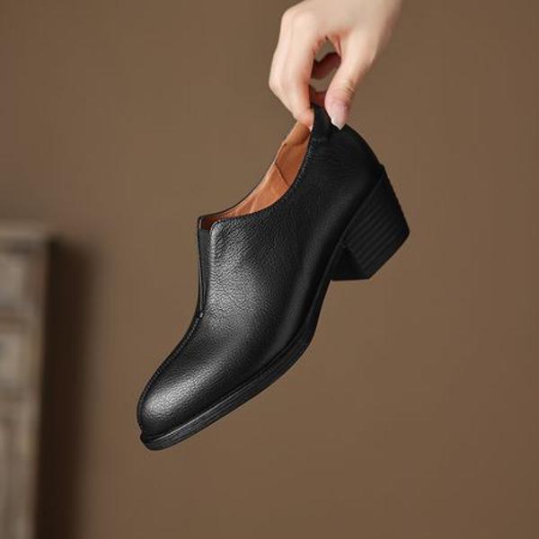 Exquisite Handcrafted Leather Women's Shoes for Elegant Luxury(Easn2018a1900)