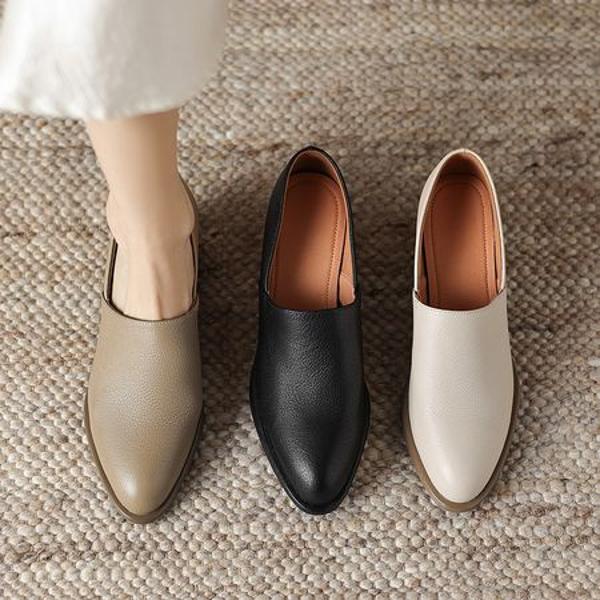 Elegant Handcrafted Leather Women's Shoes - Luxury Craftsmanship(Easn2018a1905)