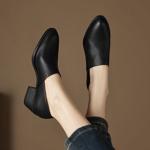 Elegant Handcrafted Leather Women's Shoes - Luxury Craftsmanship(Easn2018a1905)