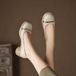 Elegant Handcrafted Leather Women's Shoes - Luxury Quality Craftsmanship(Easn2018a1921)