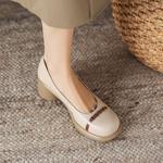 Elegant Handcrafted Leather Women's Shoes - Luxury Quality Craftsmanship(Easn2018a1921)