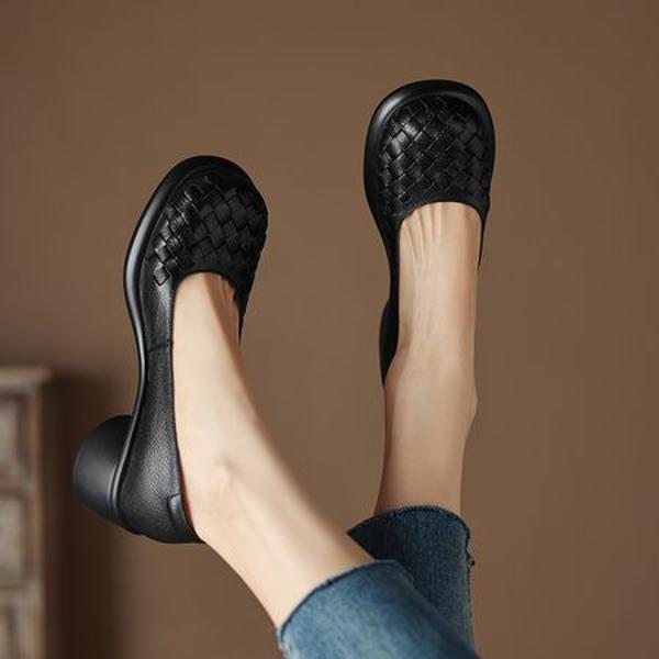 Handcrafted Luxury Leather Women's Shoes – Elegant Artistry(Easn2018a1922)