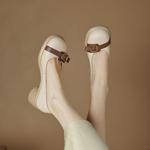 Elegant Handcrafted Genuine Leather Women’s Shoes(Easn2018a1926)