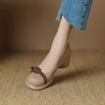 Elegant Handcrafted Genuine Leather Women’s Shoes(Easn2018a1926)