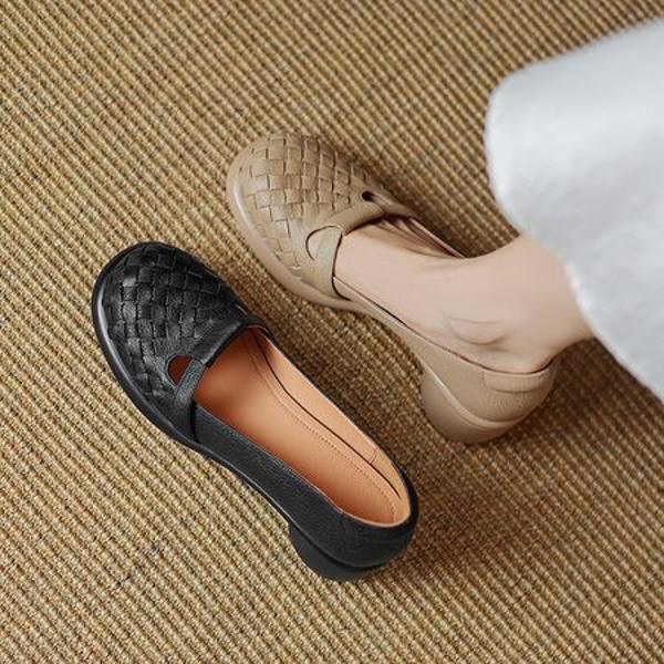 Exquisite Handcrafted Leather Women's Shoes: Luxury Meets Elegance(Easn2018a1930)