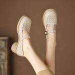 Exquisite Handcrafted Leather Women's Shoes: Luxury Elegance(Easn2018a1919)