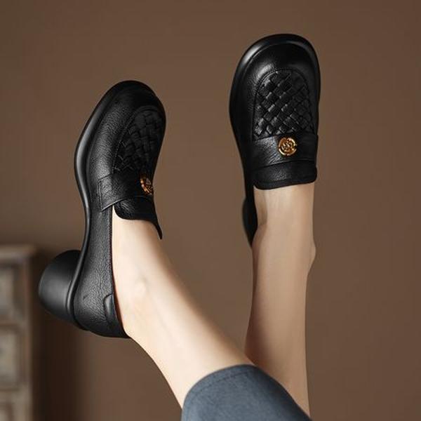 Handcrafted Luxury Leather Women's Shoes(Easn2018a1925)