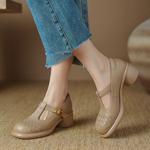 Exquisite Handmade Leather Women’s Shoes: Elegance in Every Step(Easn2018a1929)