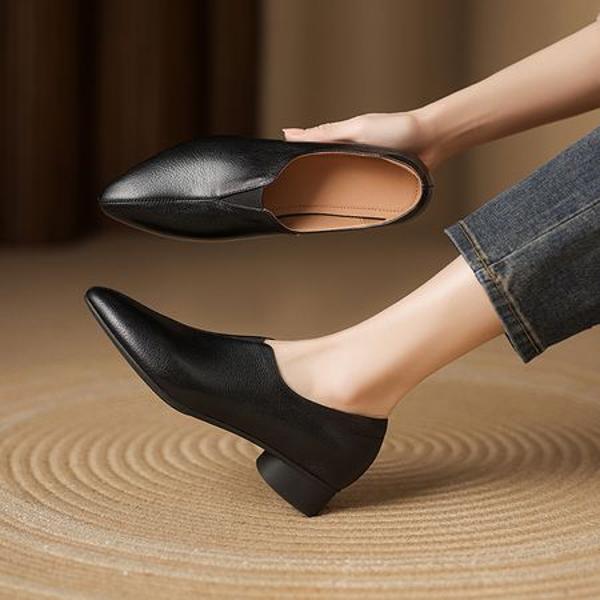 Handcrafted Premium Leather Women's Shoes - Elegance & Luxury Redefined(Easn20182359)