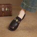 Elegance in Handcrafted Genuine Leather Women's Footwear(Easn20182358)