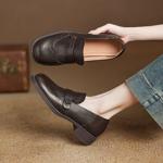 Luxury Handcrafted Leather Shoes for Elegant Women(Easn20182362)