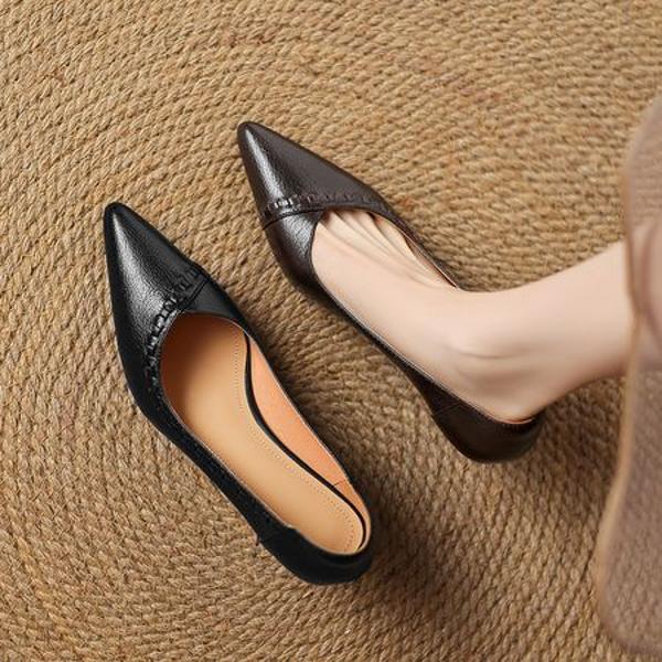 Handcrafted Luxurious Genuine Leather Women’s Shoes - Elegant Design & Superior Quality(Easn20182336)