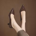 Handcrafted Genuine Leather Women’s Shoes: Exquisite Elegance & Luxury(Easn20182333)