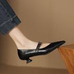 Exquisite Handcrafted Leather Women's Shoes: Luxury Elegance(Easn20182355)