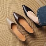 Exquisite Handmade Leather Women's Shoes: Luxury Craftsmanship & Timeless Elegance(Easn20182351)