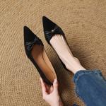 Handcrafted Luxury Leather Women's Shoes: Elegance in Every Stitch(Easn20182352)