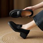 Handcrafted Luxury Leather Women's Shoes Elegance(Easn20182373)