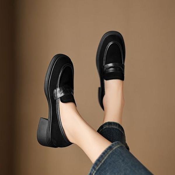 Handcrafted Luxury Leather Women's Shoes Elegance(Easn20182373)